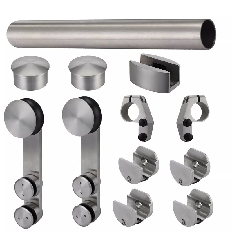 Stainless Steel Canopy Glass Canopy Fittings Balcony Frameless Glass Awning Accessories