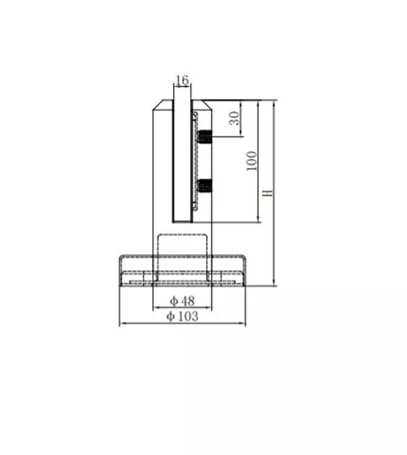 stainless steel pool fence spigots
