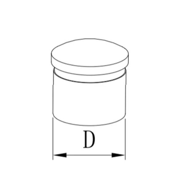 Glass Railing End Cap