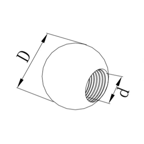 Stainless Steel End Cap For Handrail