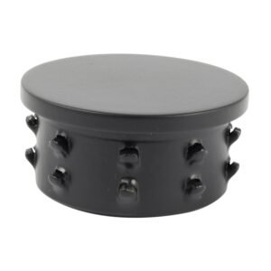 Stainless Steel Flat End Cap Matte Black(Round)