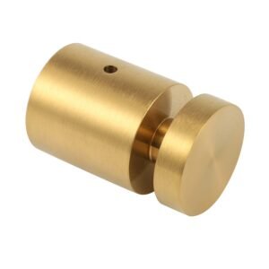 Stainless Steel Handrail Fittings Edge Glass Standoff
