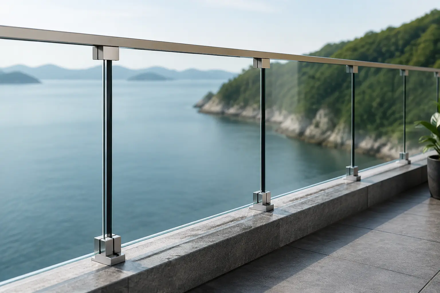 glass balustrade connector