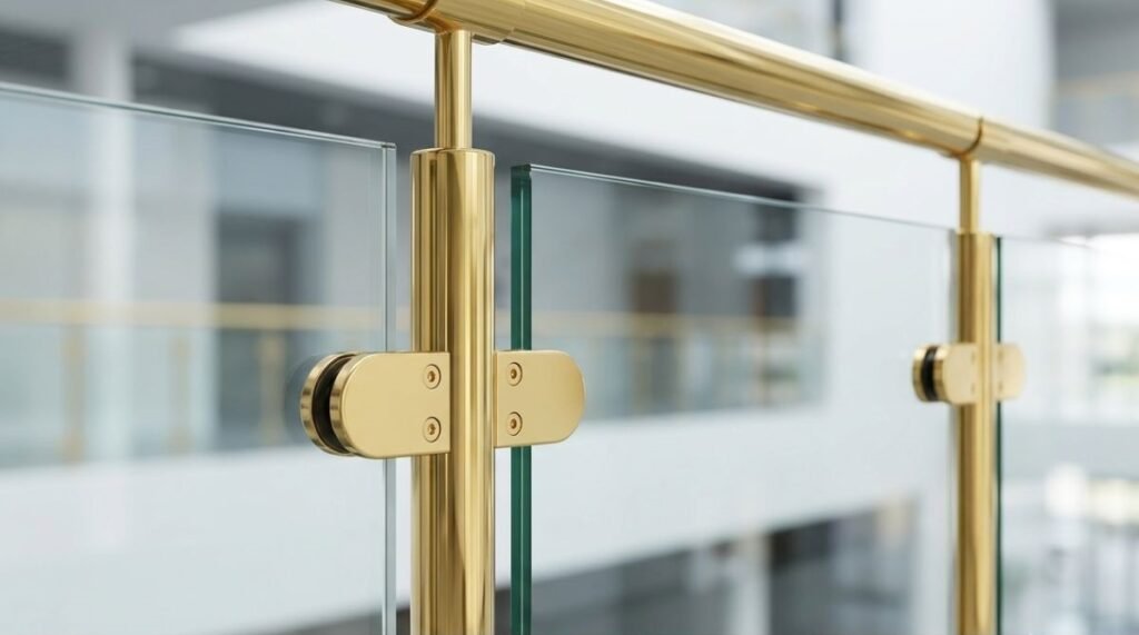 stainless steel glass clamp