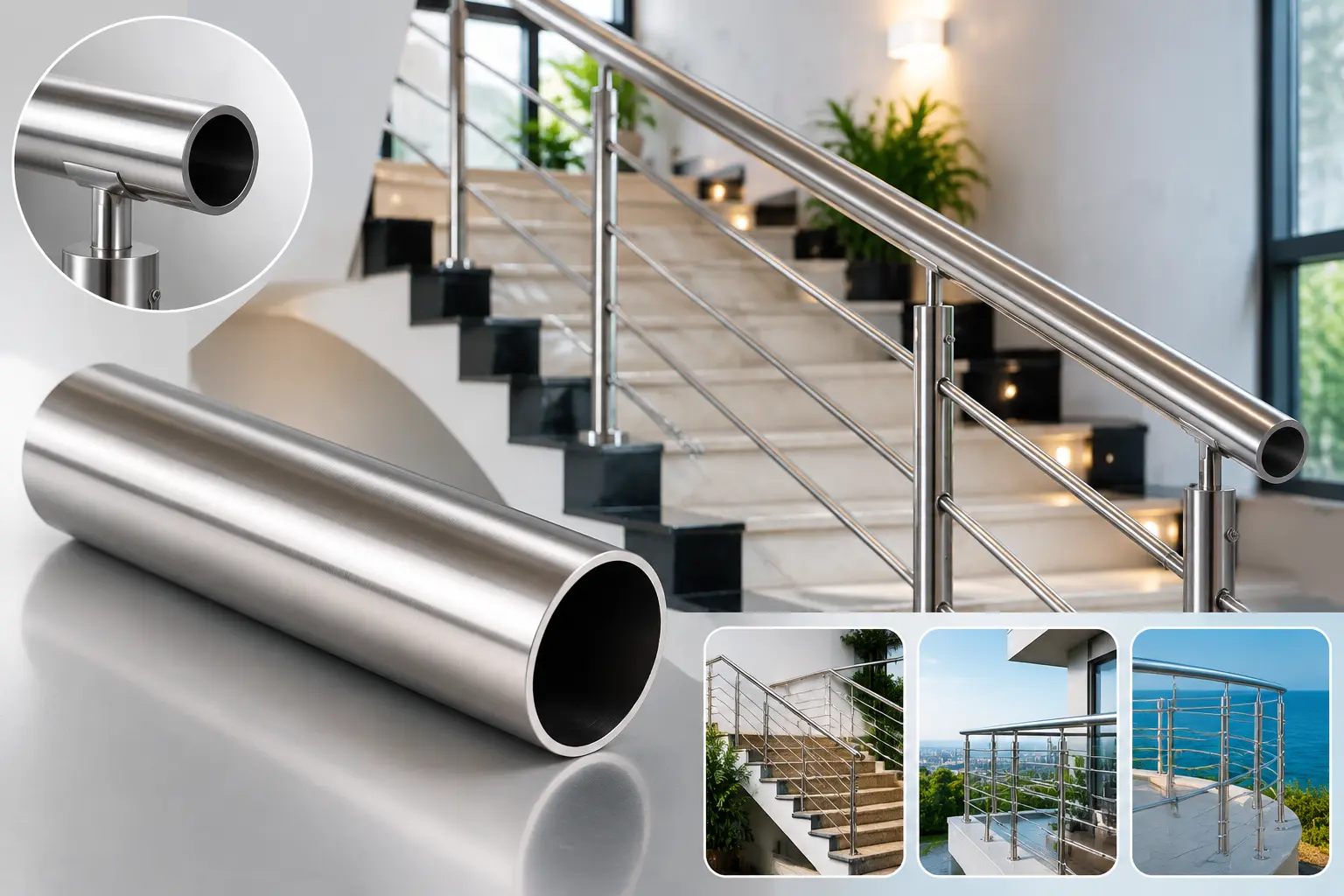 stainless steel handrail tube stainless steel handrail tube