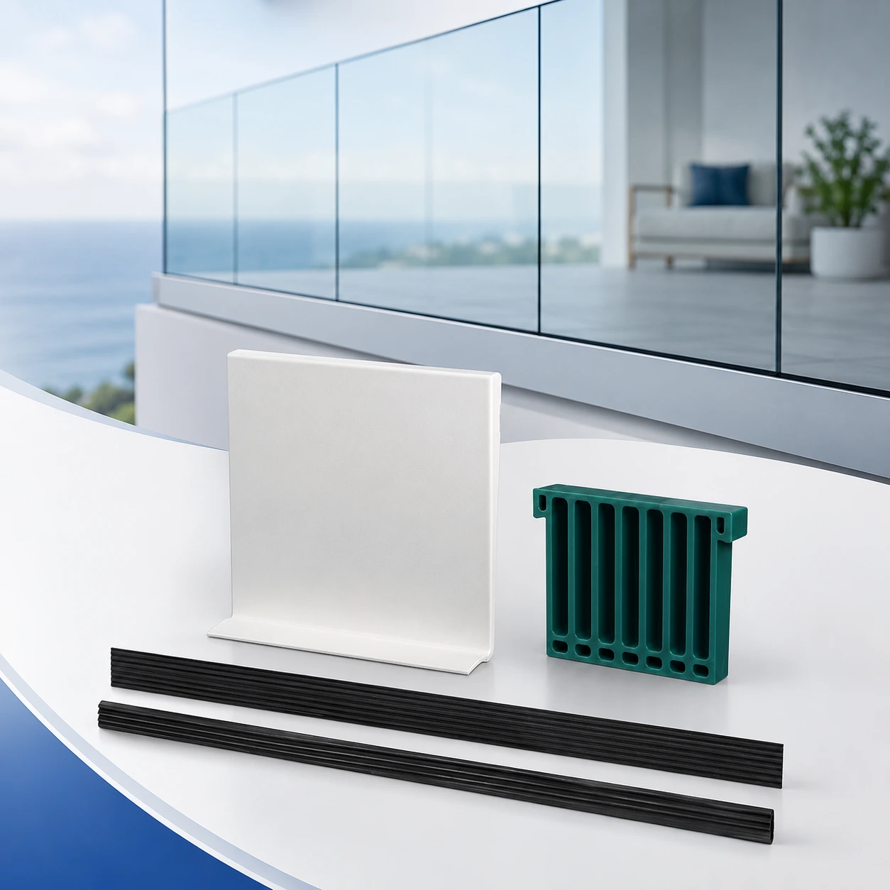 Frameless Glass Balustrade System Frameless Glass Balustrade System