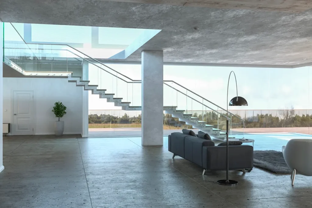 Frameless Stainless Steel Railings for Staircases and Balconies