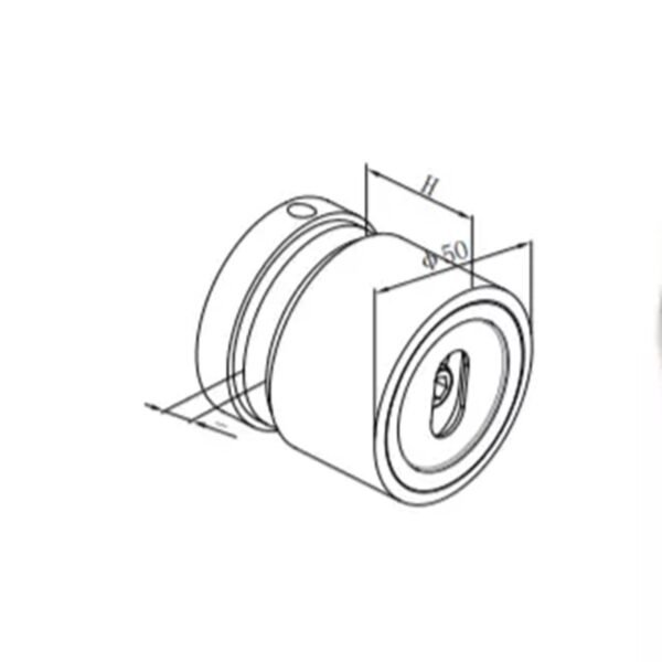 Adjustable Stainless Steel Glass Balustrade System Standoffs