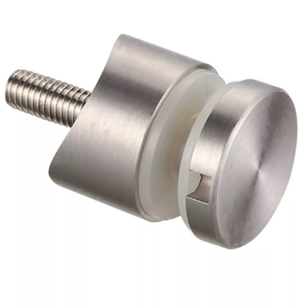 Glass Balustrade Adjustable Round Standoff Metal Rail Frameless Glass Bracket Radian Stand Off