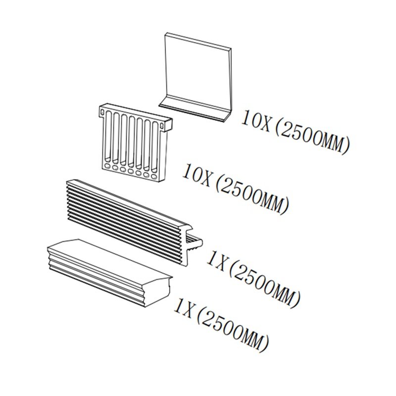 Outside Tempered Laminated Railing Balcony Frameless Glass Balustrade