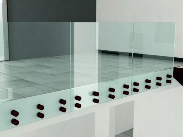 Matte Black Stainless Steel 316/304 Glass Railing Handrail