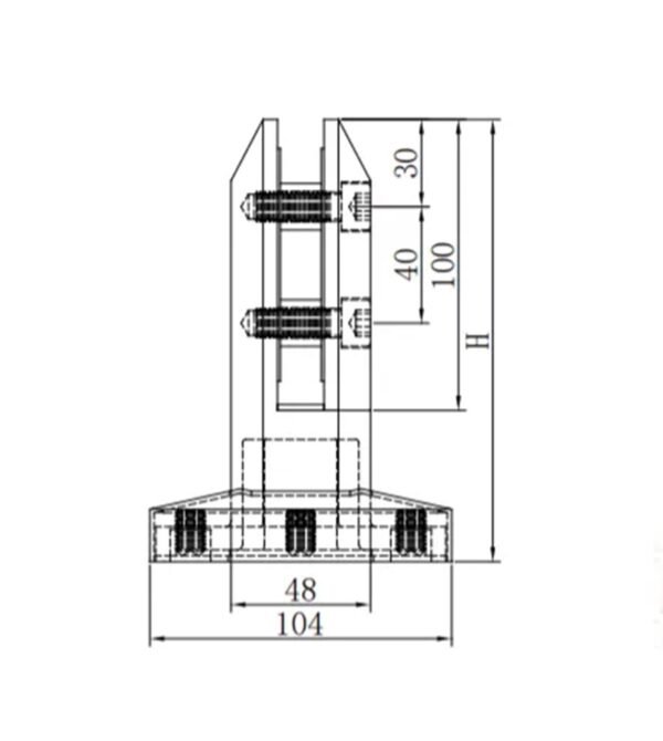 Stainless Steel Glass Pool Fencing Spigot for Swimming Pool