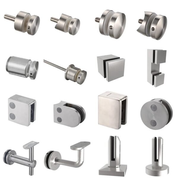 Stainless Steel Handrail Glass Holder