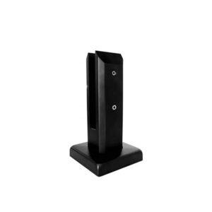 Staircase Glass Frameless Railing Accessories Black Color Glass Balustrade Spigot