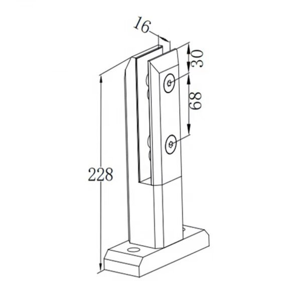 Top Quality Stainless Steel Glass Balustrade Spigot for Railing Systems