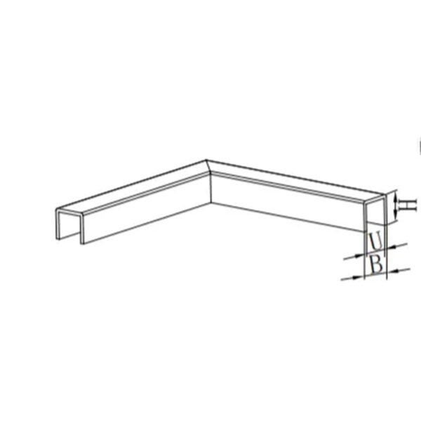 Stainless Steel 90 Degree Square Handrail Tube Fitting