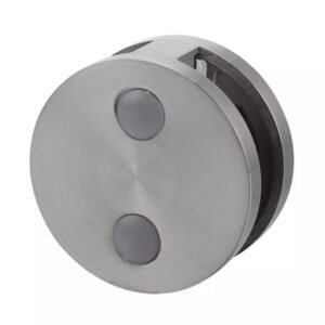 Stainless Steel Glass Circular Handrail Post Bracket Holder Glass Clamp for Balustrade
