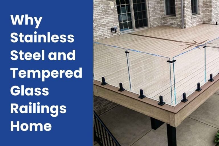 Tempered Railing Stainless Steel and Tempered Glass Railings Are the Perfect