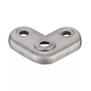 UNIKIM Stainless Steel 90 Degree Glass Connector Railing Fittings Glass Bracket