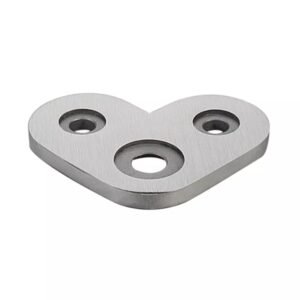 UNIKIM Stainless Steel 90 Degree Glass Connector Railing Fittings Glass Bracket