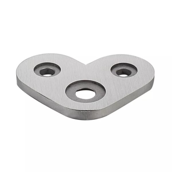 UNIKIM Stainless Steel 90 Degree Glass Connector Railing Fittings Glass Bracket