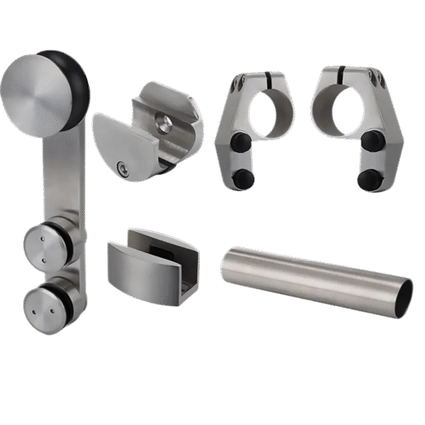 High Quality Inox Glass Sliding Door Accessories with Ce urailing
