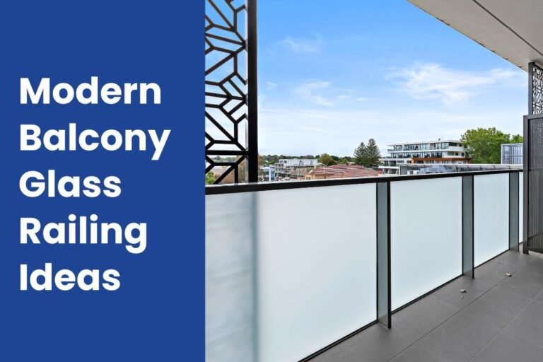 Modern Balcony Glass Railing Ideas