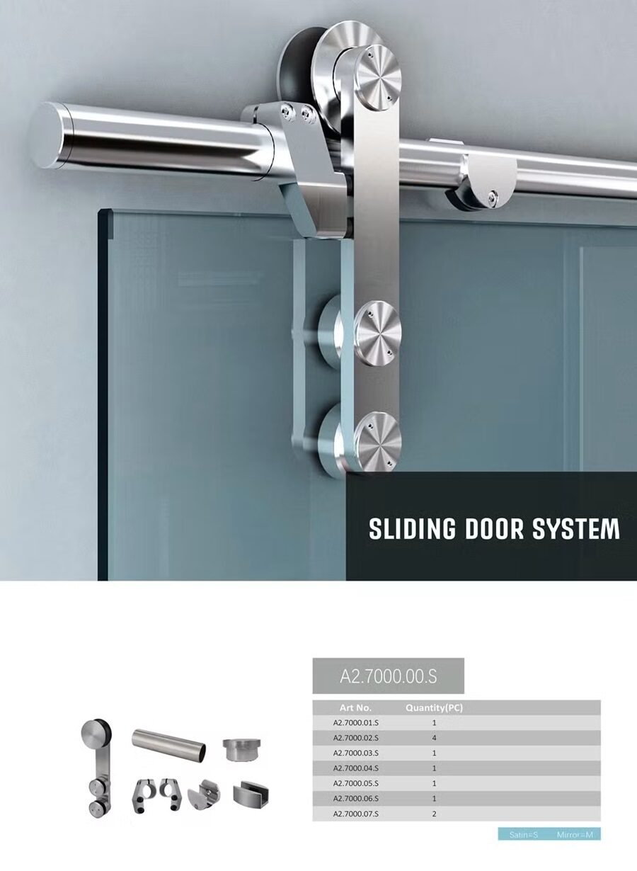 China Factory Sliding Door System Hardware