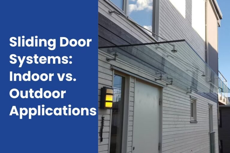 Sliding Door Systems: Indoor vs. Outdoor Applications