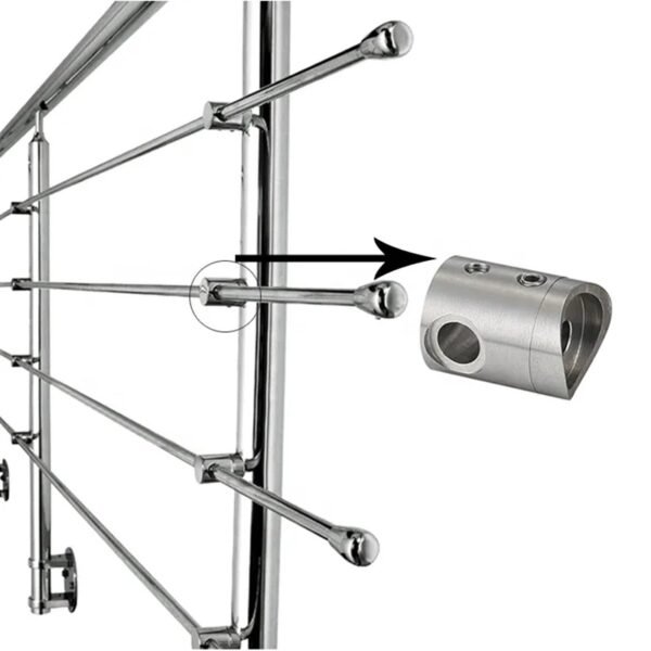 Stainless Steel Cross Bar Holder Cable Railing System
