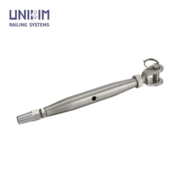 Unikim Vertical Stainless Steel Cable Rail Tensioners Staircase Hardware Kits