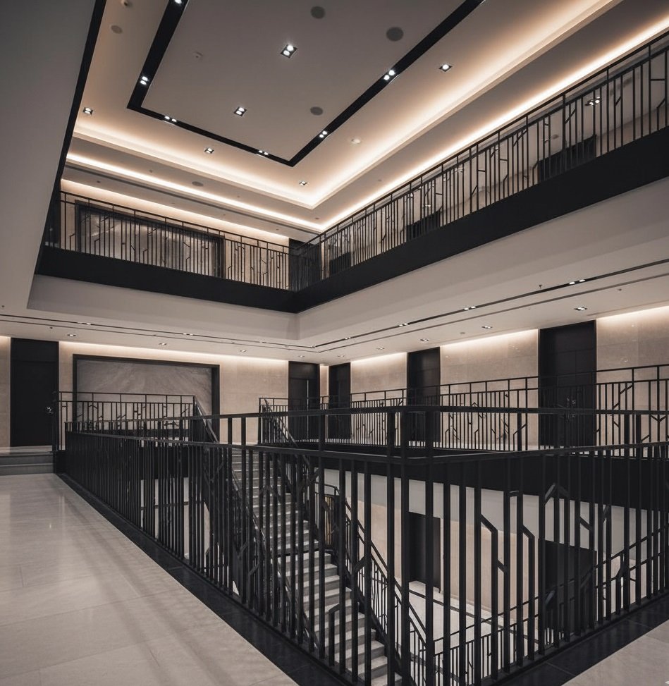 custom glass panel railing systems