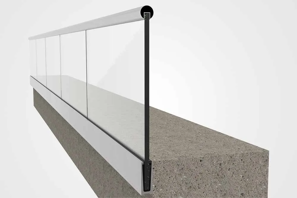 tempered glass panel railing systems