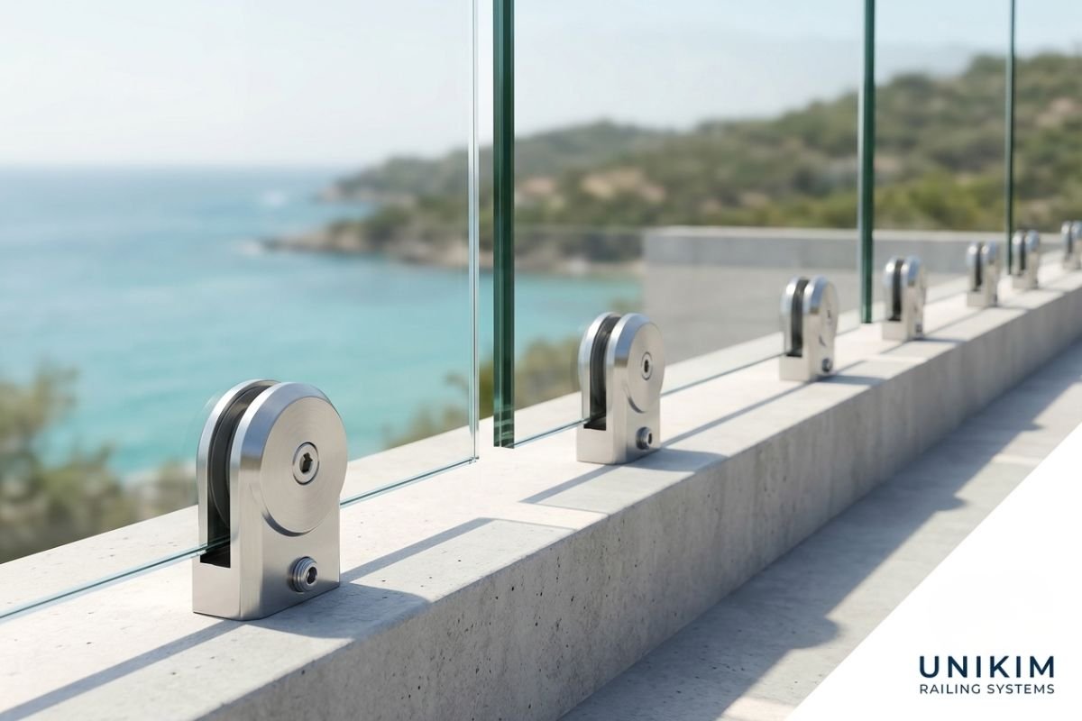 Glass Adaptor Balustrade Clamp for Frameless Railing Glass Adaptor Balustrade Clamp for Frameless Railing