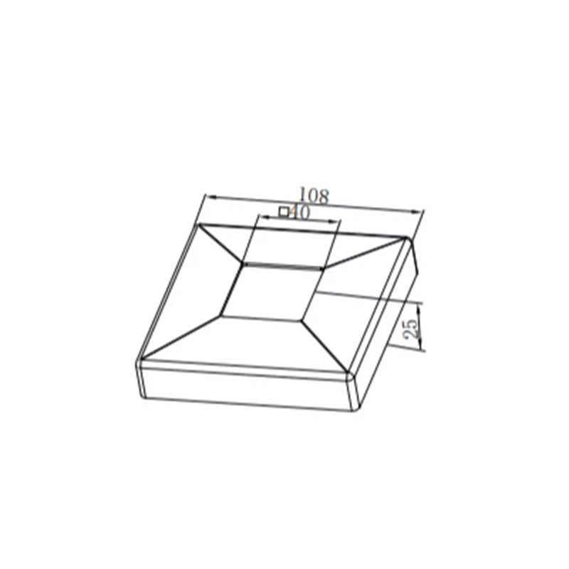 Stainless Steel Handrail Base Cover