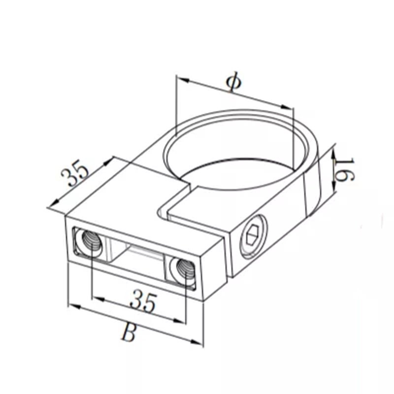 Stainless Steel Round Tube Handrail Bracekts