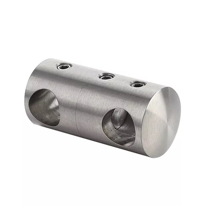 Stainless Steel Through Bar Holder Pipe Balustrade Railing Fittings