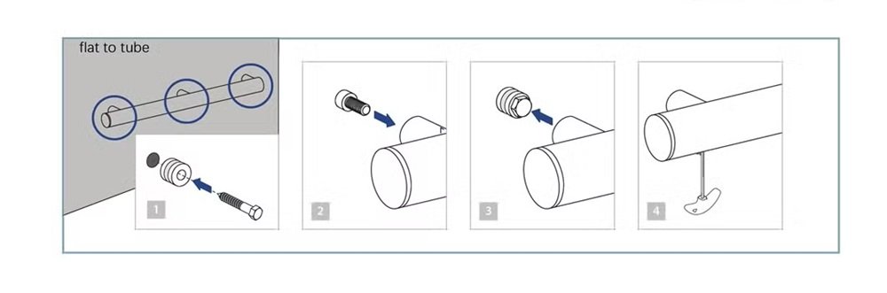 UNIKIM Stainless Steel Bar Holder