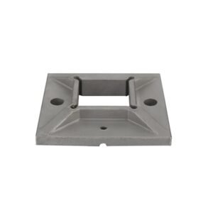Square Handrail Floor Flange