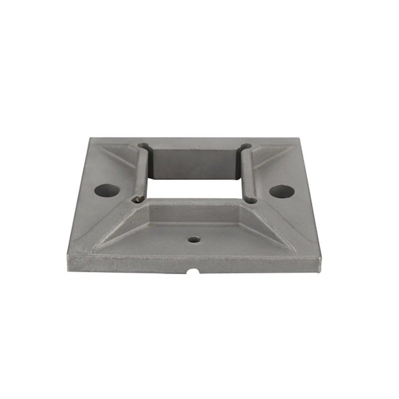 Square Handrail Floor Flange