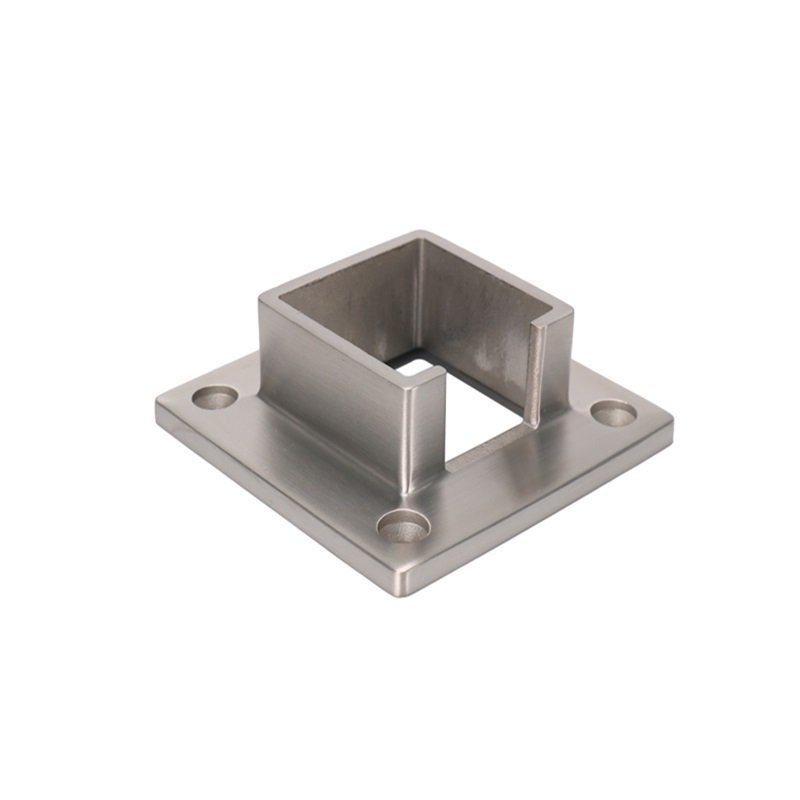 Square Stainless Steel Handrail Base Plate