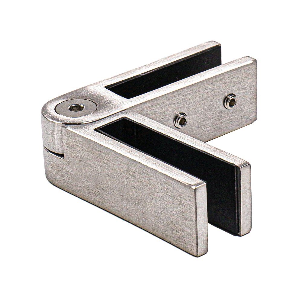 316 Stainless Steel Adjustable Glass Railing Bracket Glass to Glass Clamps