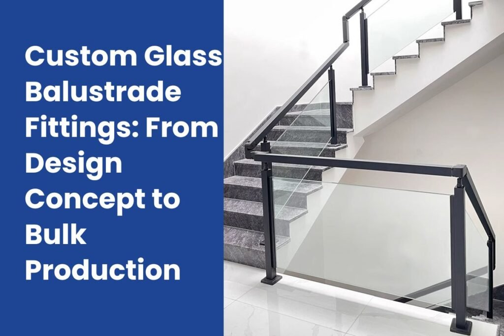 Custom Glass Balustrade Fittings: From Design Concept to Bulk Production