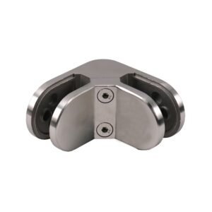 Stainless Mirror Glass to Glass to Wall Clamp