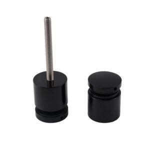 Black Glass Clamp Stainless Steel Standoff