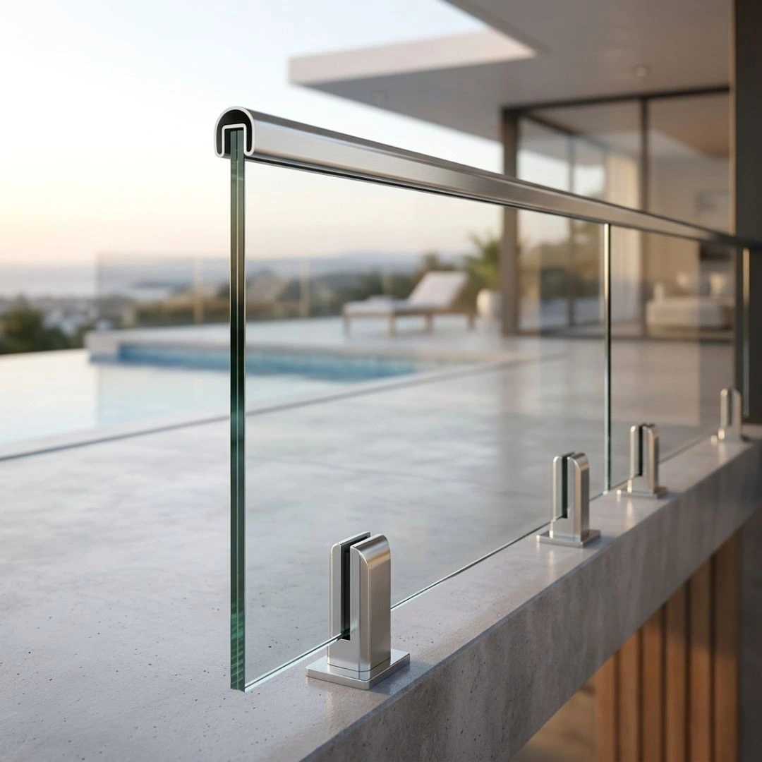 aluminum slot tube handrail