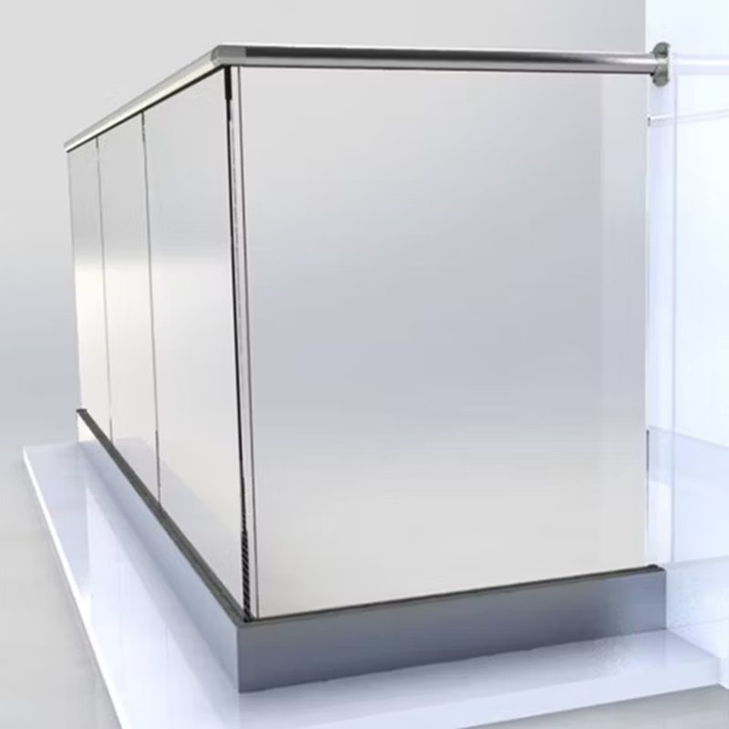 Wholesale Stainless Steel Glass Railing System Slot Tube Fittings