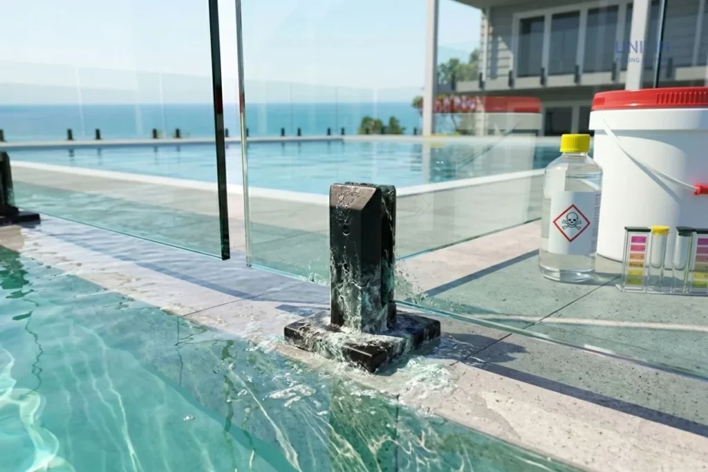 Pool Chemicals and Your Glass Spigot