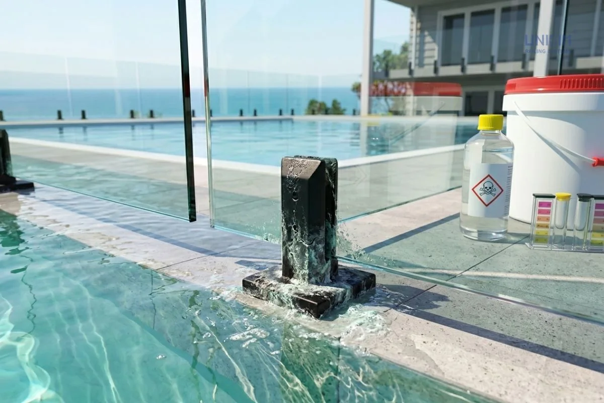 Pool Chemicals and Your Glass Spigot