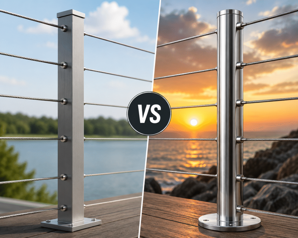 Aluminum vs Stainless Steel Railing Posts The Ultimate Comparison